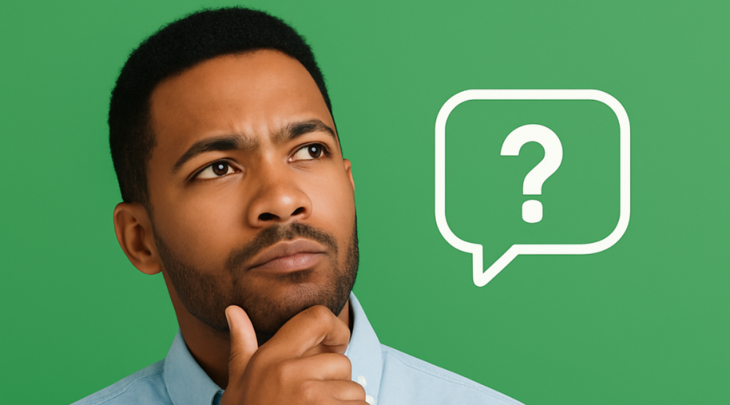 Salesperson guiding a client through a discovery call with confidence